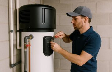 warmtepompboiler plaatsen in technische ruimte