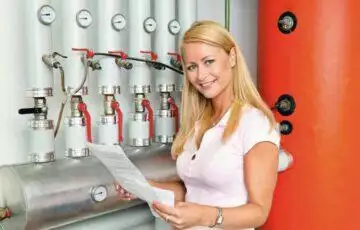 Stadsverwarming installatie