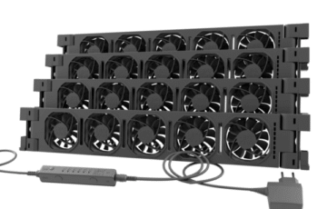 Heatfan 5 Pro Quattro Set Smart Radiator Ventilator Zwart