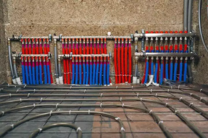 Vloerverwarming verdelers voor meerdere groepen Vloerverwarming verdelers voor meerdere groepen