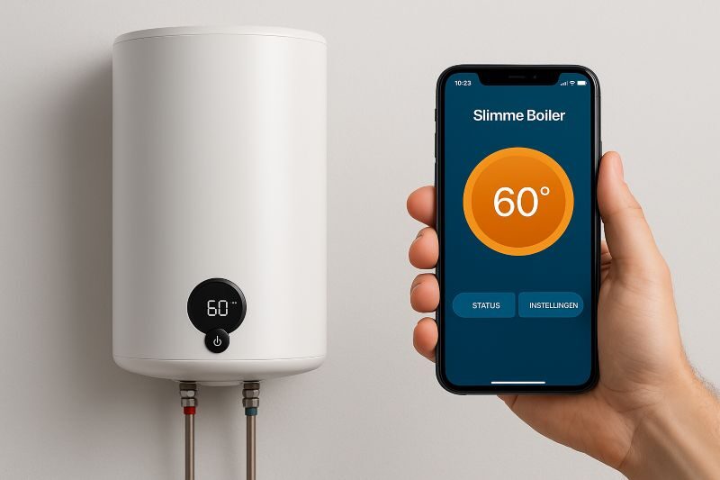 slimme elektrische boiler met mobiele app bediening