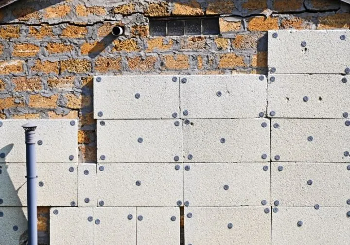 Gevel isolatie op buitenmuur Gevel isolatie op buitenmuur