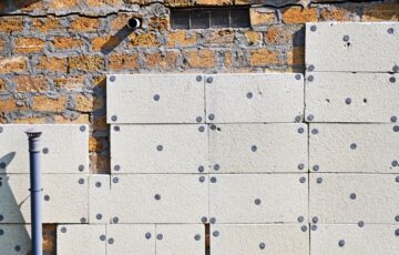 Gevel isolatie op buitenmuur