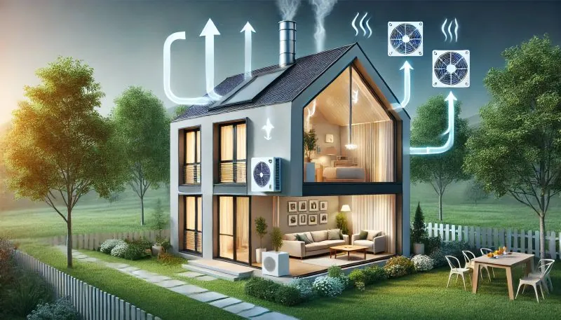 Vraaggestuurde Ventilatiesystemen in huis