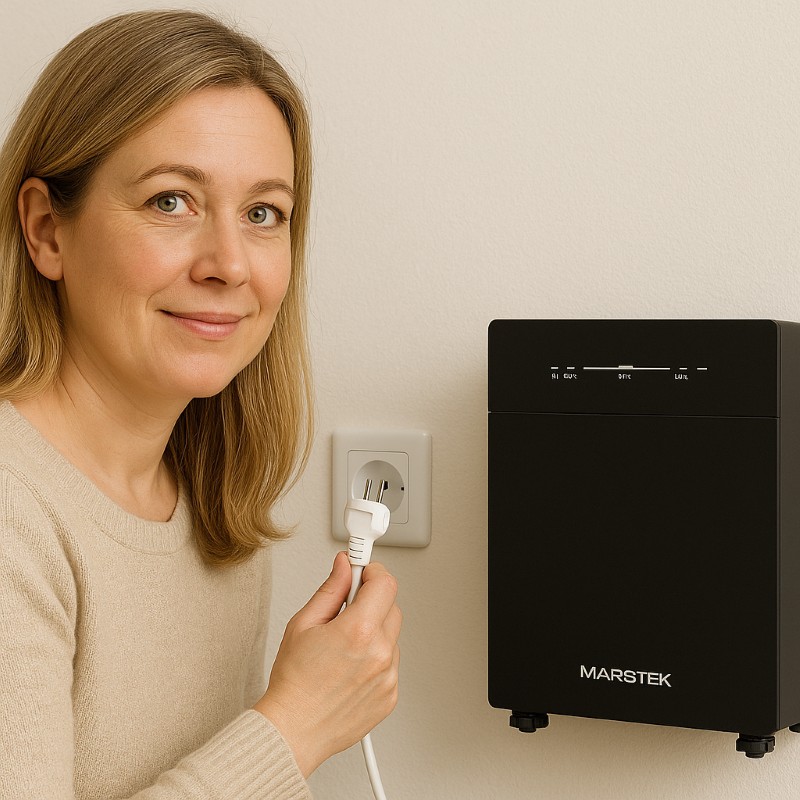 Marstek thuisbatterij installatie