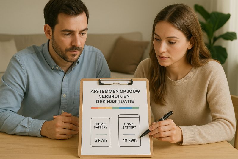 Afstemmen op jouw verbruik en gezinssituatie Afstemmen op jouw verbruik en gezinssituatie