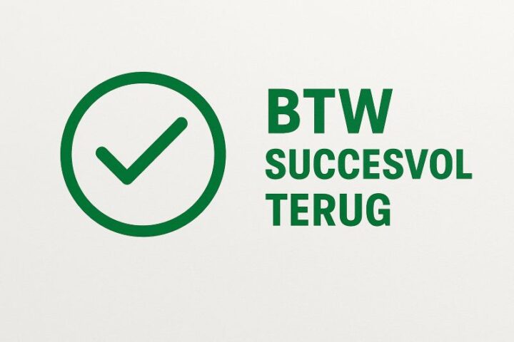 BTW teruggave succesvol terug BTW teruggave succesvol terug