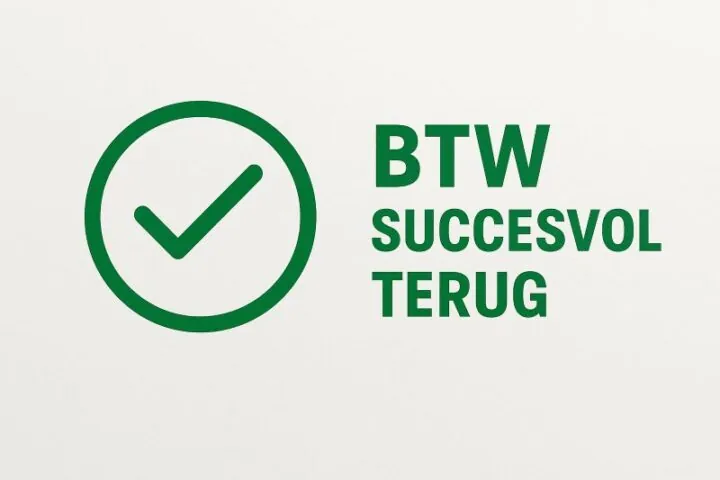 BTW teruggave succesvol terug BTW teruggave succesvol terug