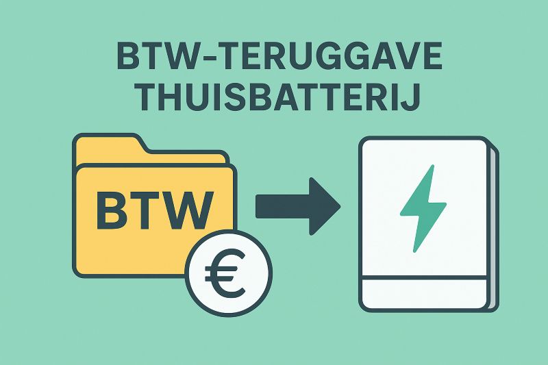 BTW teruggave thuisbatterij