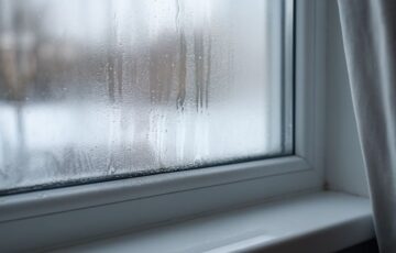 Condensvorming op raam door slechte ventilatie