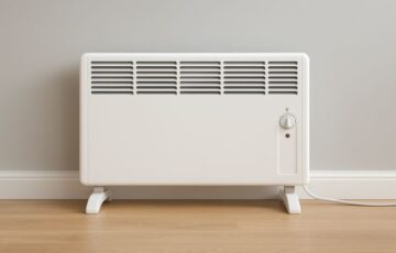 Elektrische convector radiator met snoer
