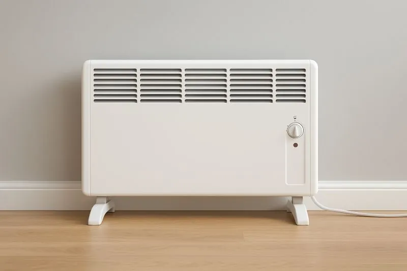 Elektrische convector radiator met snoer