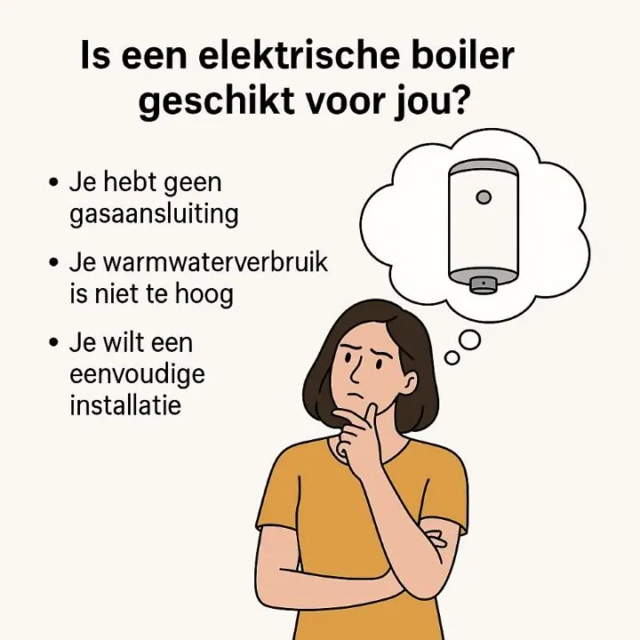 Is een elektrische boiler geschikt voor jou
