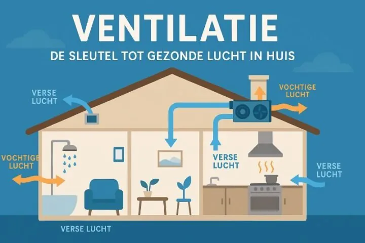 Ventilatie voor gezonde lucht in huis Ventilatie voor gezonde lucht in huis