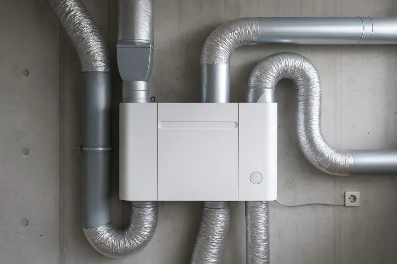 Ventilatiesysteem installatie in woning voor gezond binnenklimaa