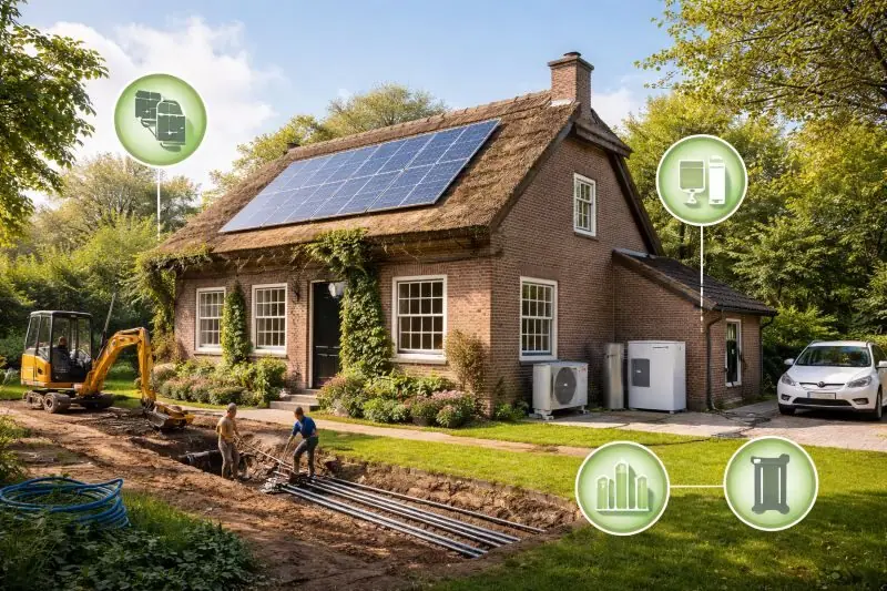 Van oude woning naar gasloos wonen